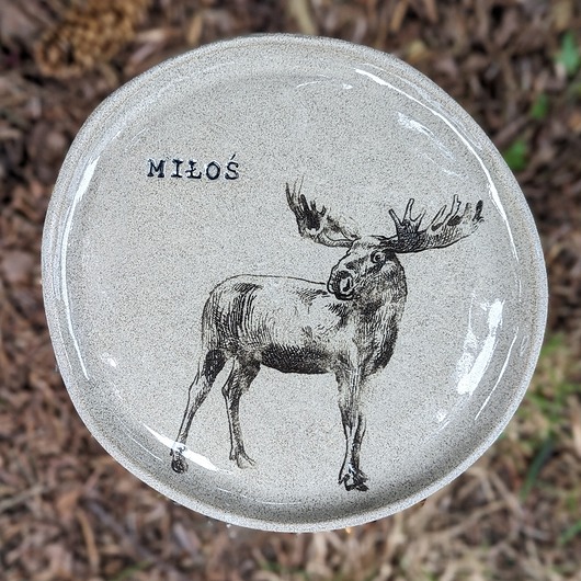patery i talerze MIŁOŚ, talerz ceramiczny, 20 cm