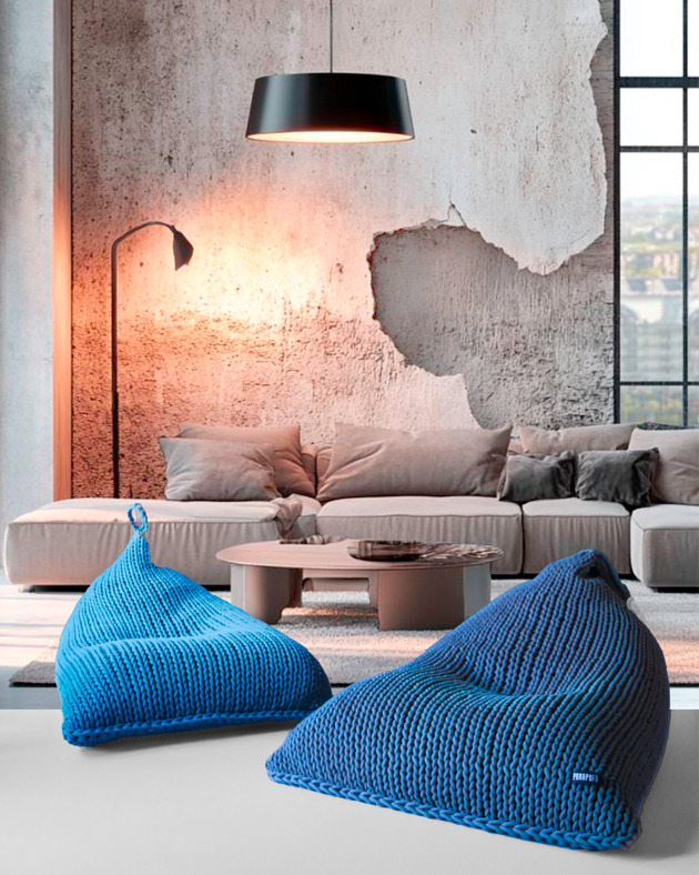 pufy do siedzenia Gigantyczny puf worek sako bean bag