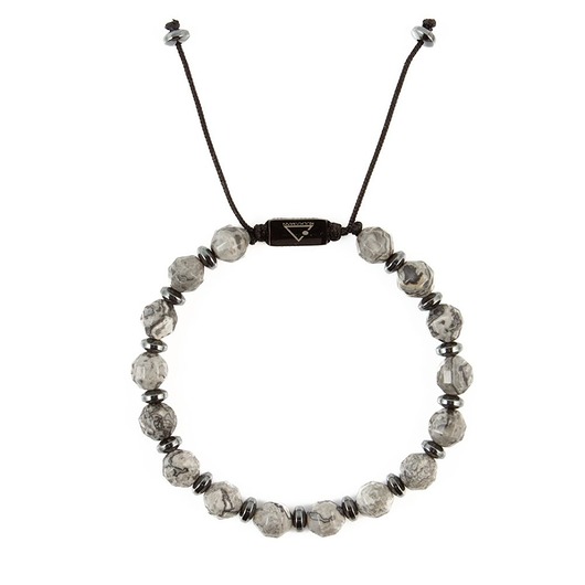 biżuteria męska Męska bransoletka z kamieniem równowagi