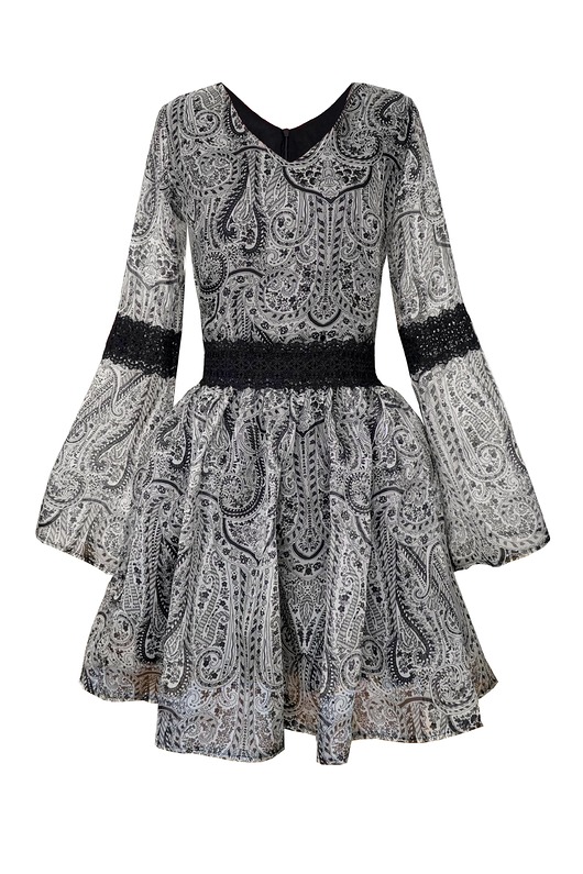 sukienki mini damskie NEZUMI - jedwabna, elegancka, koktajlowa sukienka