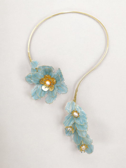 naszyjniki - inne Naszyjnik MAELI blue