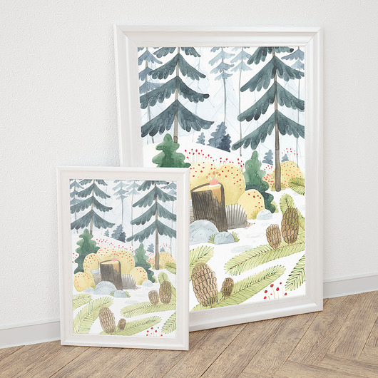 Las iglasty 50x70 Czary Malary
