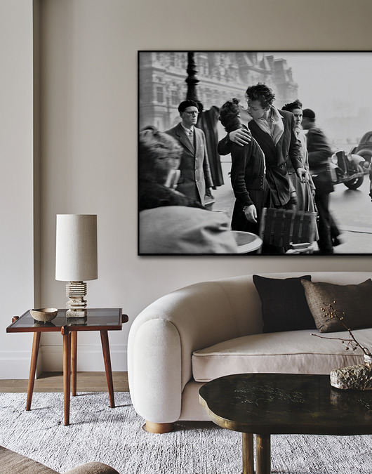 obrazy Najsłynniejszy pocałunek świata - reprodukcja zdjęcia Roberta Doisneau