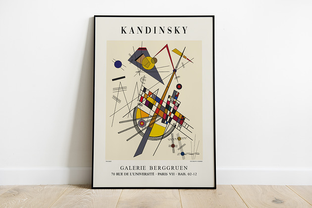 Wassily Kandinsky plakat do wystawy Pas De LArt