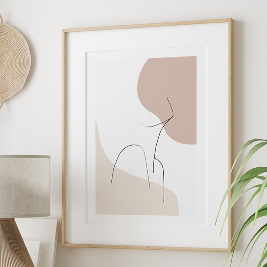 plakaty Plakat Szkic Kobiety Abstrakcja Line art P426