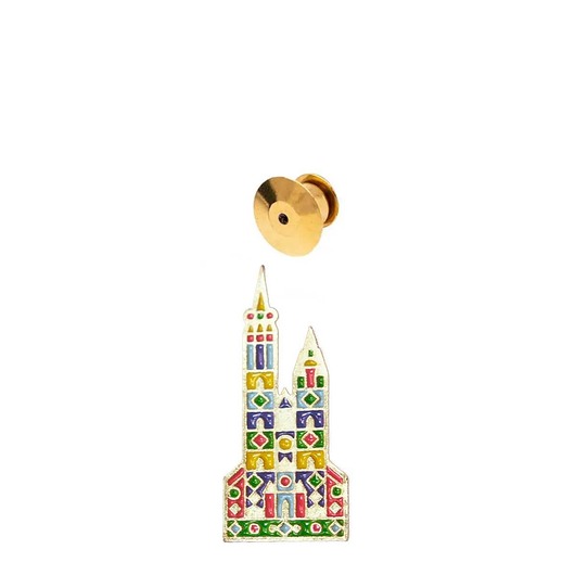 przypinki Szopka Krakowska Pin ręcznie malowany Kabak