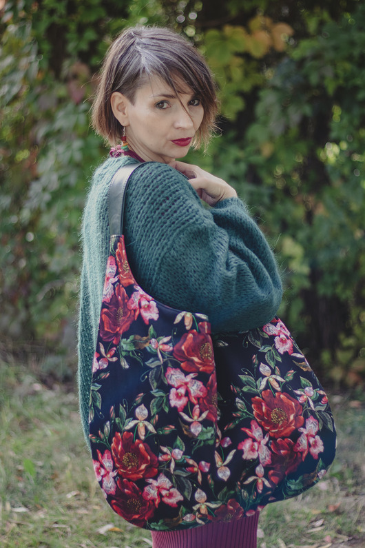 torby XXL WIELKA różana