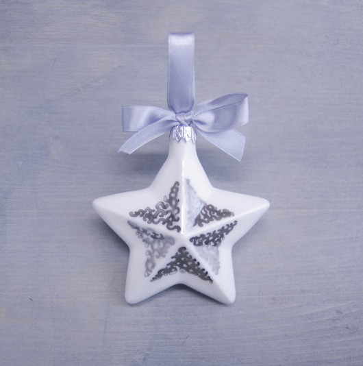 Porcelanowa gwiazdka imkadesign