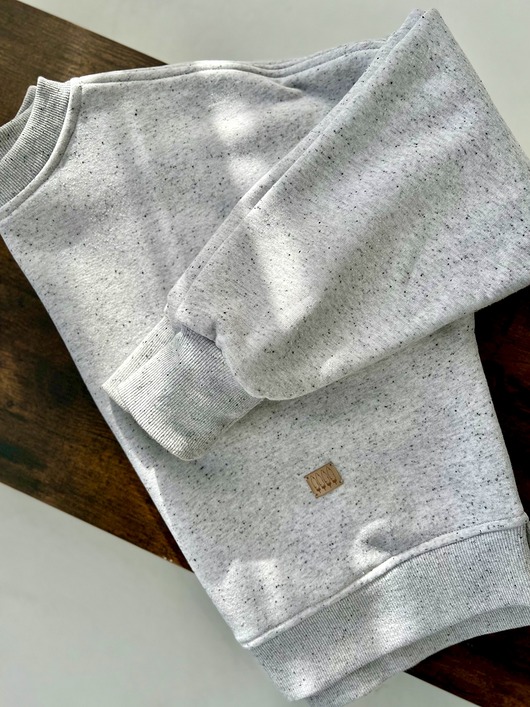 bluza bez kaptura damska Harvest Moon / bluza bawełniana salt & pepper