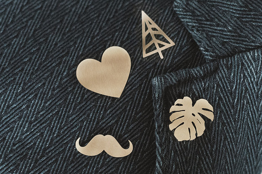 Pin Broszka Vander Drzewko Złota Mat Vander jewelry