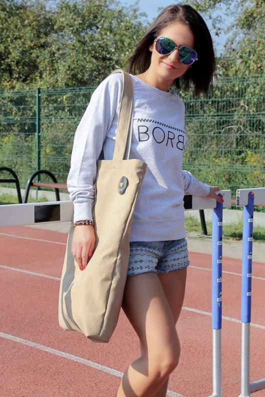 Torba zamszowa OVERSIZE  BORBA