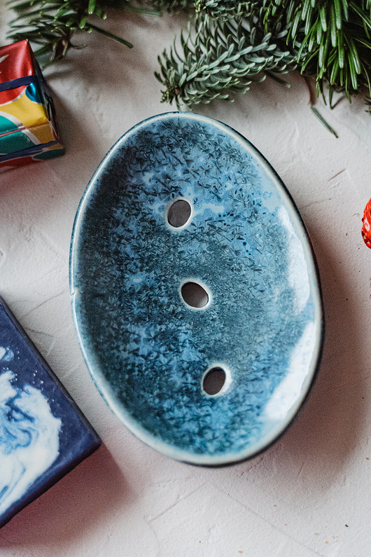 mydelniczki Mydelniczka ceramiczna OVAL