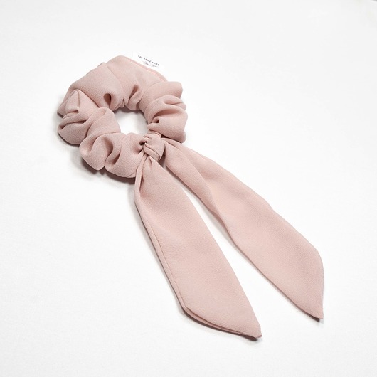 gumki do włosów Scrunchie PINK BOW