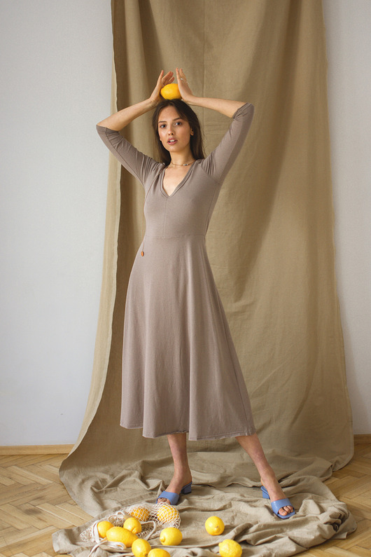 sukienki midi damskie Sukienka Lea