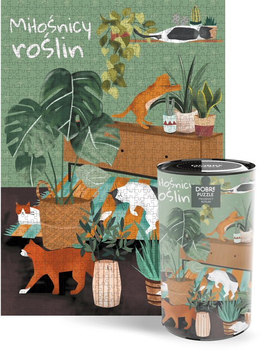 puzzle dla dzieci Miłośnicy Roślin Puzzle 1000 Elementów