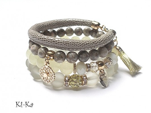 Taupe and light yellow /20.07.15/ set KiKa pracownia