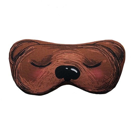 opaski na oczy Poduszka relaksacyjna na oczy  BURSZTYN MIŚ