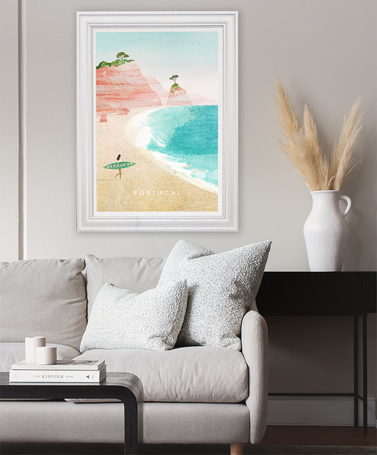 plakaty Portugalia surfing Algarve - plakat 50x70 cm