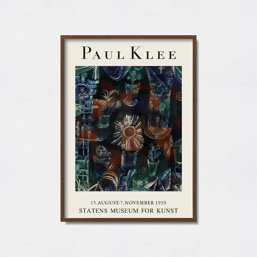 Paul Klee plakat do wystawy Pas De LArt