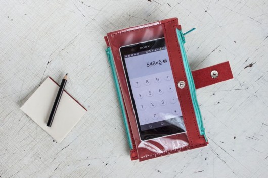 Portfel - Pocket MAXI / Bordo Alicja Getka LAB
