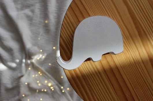 Słonik dekoracja  Little Wood Bunny