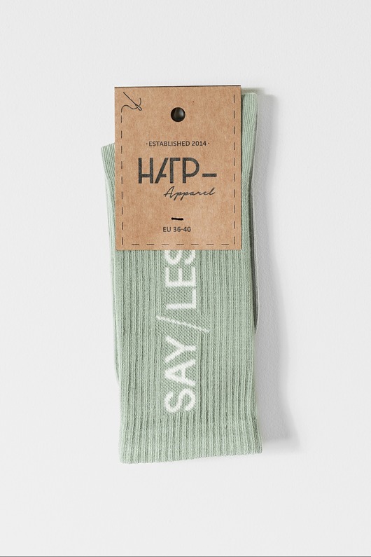 skarpetki damskie Skarpetki SAY LESS zielone