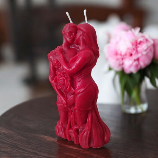 świeczniki i świece Namiętność w związku - świeca z wosku pszczelego