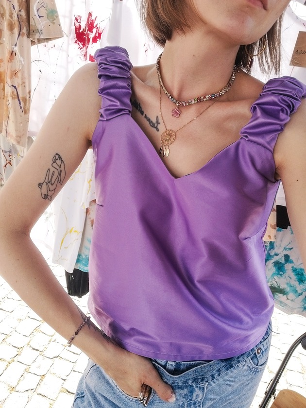 topy damskie Top Soul Purple