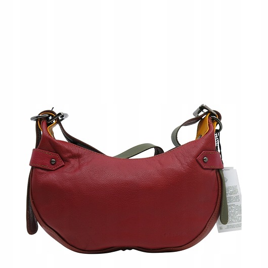 torby na ramię Torebka damska skórzana na ramię modna regulowany pasek zero waste OLIVKA