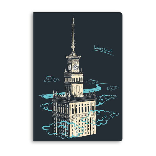 notatniki i albumy Zeszyt A5 Warszawa Pałac Kultury i Nauki