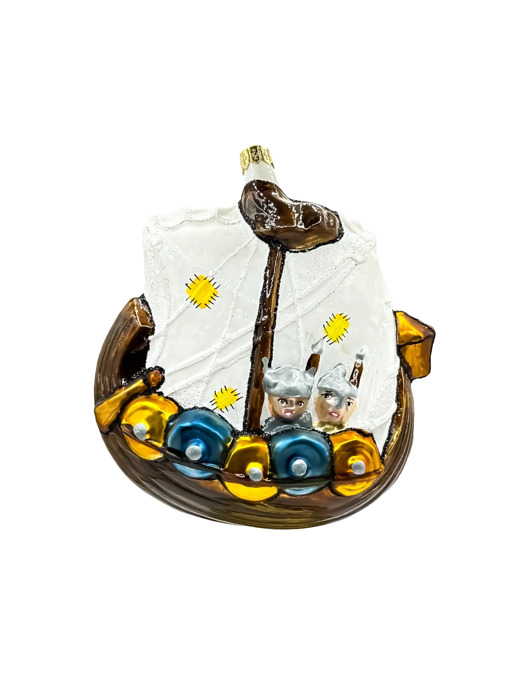 ozdoby choinkowe Bombka choinkowa: Okręt Wikingów