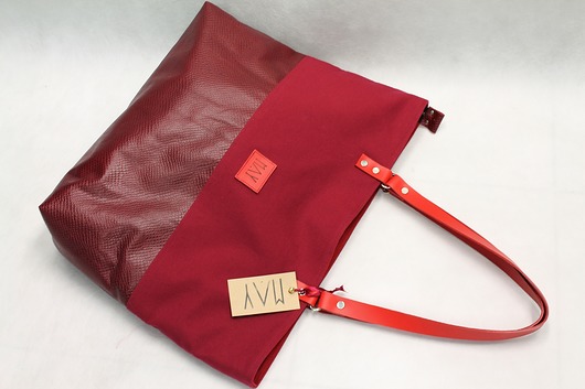 Malinowy Shopper MAY