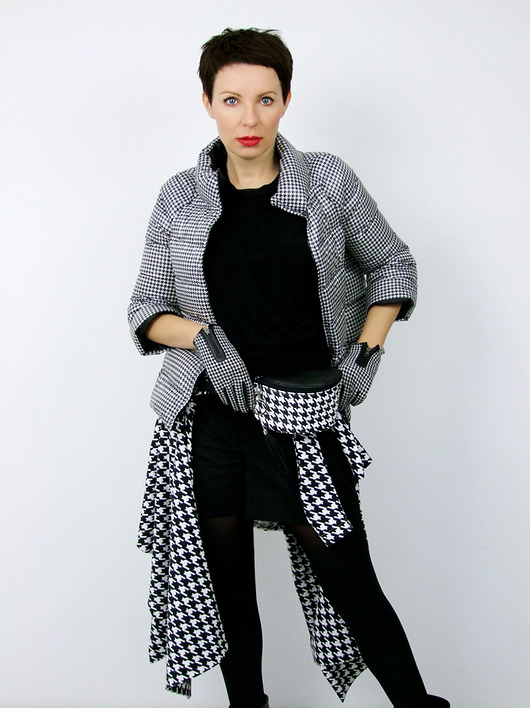 NERKA w pepitkę momo fashion