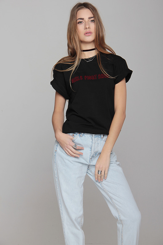 T-shirt Girls Fight Back Miss Trouble