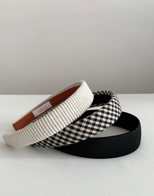 opaski do włosów Opaska do włosów w kratkę Mela