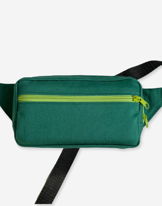 saszetka nerka Nerka prostokątna zielona