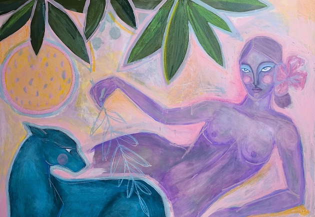 obrazy " Królowa Ja " obraz 100x70 cm