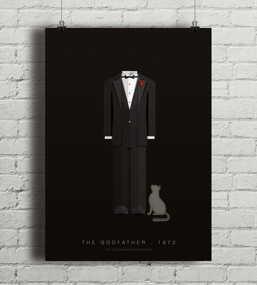 Plakat Ojciec Chrzestny  minimalmill
