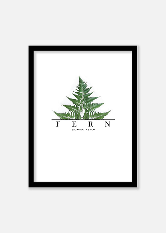 FERN MINIMAL Plakat GAU Home