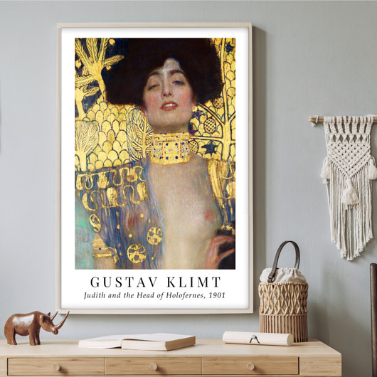 plakaty Plakat reprodukcja Gustav Klimt "Judith and the Head of Holofernes"