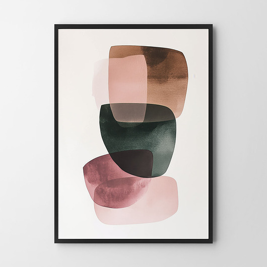 plakaty Plakat Abstrakcja duo 2
