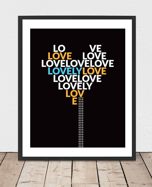 plakaty Plakat typograficzny na ścianę, czarny