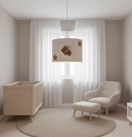 lampy do pokoju dziecka Klosz do lampy wiszącej  MIŚ