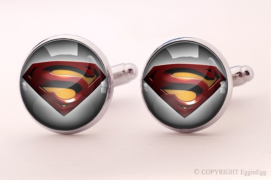 Superman II - spinki do mankietów - 0306 EgginEgg Men