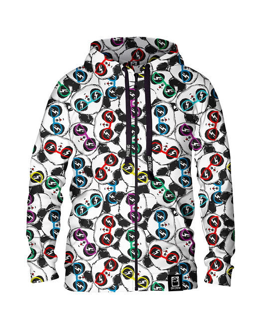 bluza z kapturem damska Damska Bluza Expres Zamek DR.CROW Pandy