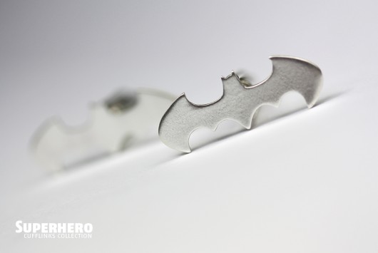 Srebrne spinki do mankietów - Batman FeinFein