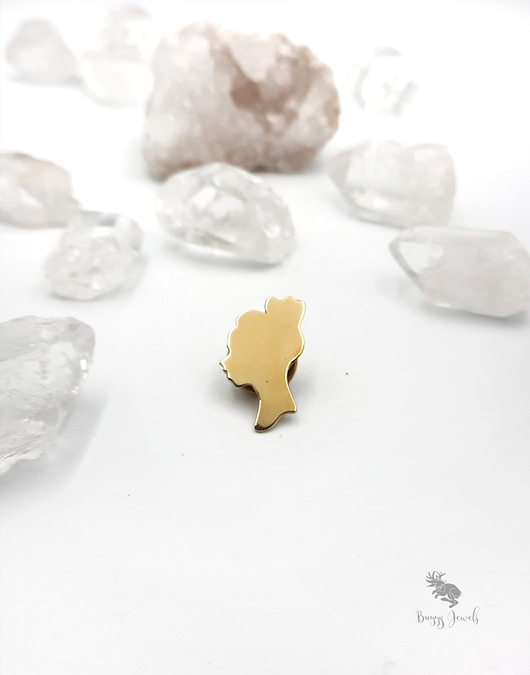 broszki Pin "Dama"