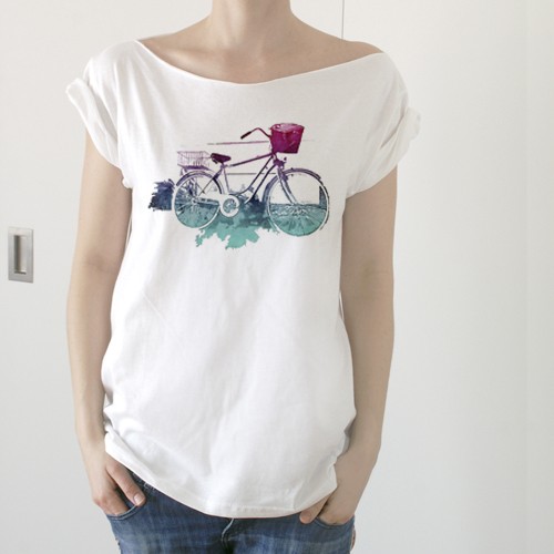 Rower fioletowomiętowy Oversize ONE MUG A DAY