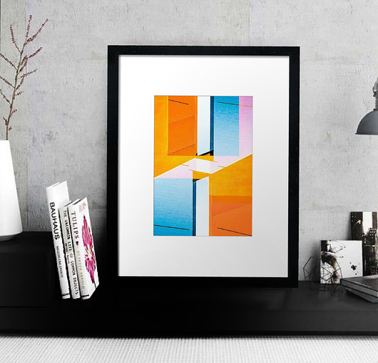 Plakat Grafika autorski wzór "City 5" ThinLine