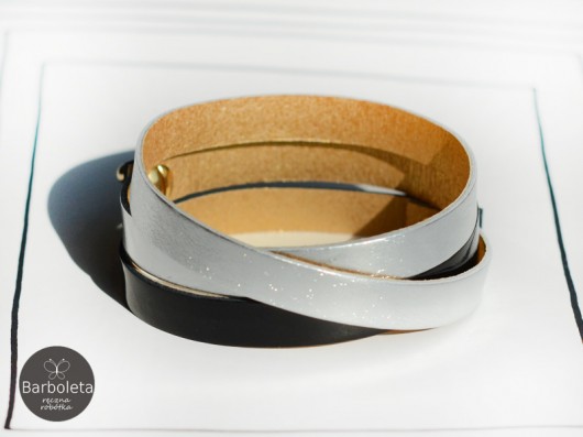 Black & silver barboleta